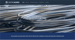 Desktop Screenshot of centroacero.com