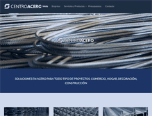 Tablet Screenshot of centroacero.com